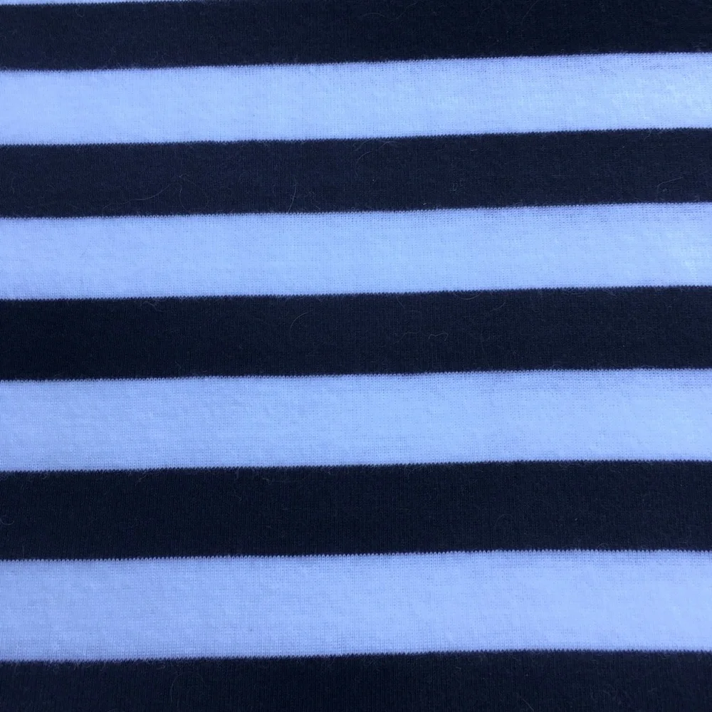 CHAPS NAVY and WHITE STRIPED BOATNECK TEE SHIRT